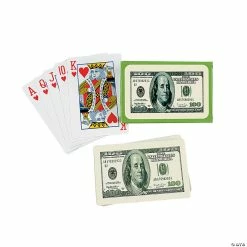 Outlet 🤩 $100 Bill Playing Cards - 12 Pc. 🥰