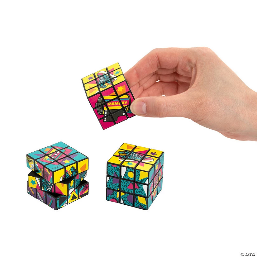 Coupon π 90s Mini Puzzle Cubes - 12 Pc. π 3 Coupon π 90s Mini Puzzle Cubes - 12 Pc. π