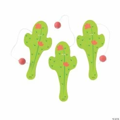 New 😍 Cactus Paddleball Games - 12 Pc. 😀