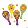 Budget 👏 Christian Pumpkin Paddleball Games - 12 Pc. 👏 -Throwing Toys Shop christian pumpkin paddleball games 12 pc 13845502