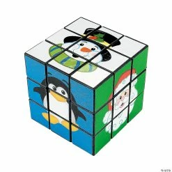 Outlet 😍 Christmas Friends Puzzle Cubes - 12 Pc. 😉