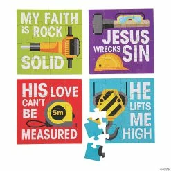 Brand new ❤️ Construction VBS Jigsaw Puzzles - Set of 12 💯