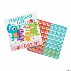 Hot Sale 💯 Cute Monster 3-In-1 Game Sets - 12 Pc. 😍