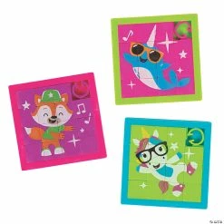 Outlet 🧨 Dancing Animals Slide Puzzles - 12 Pc. 🎁