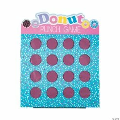 Best Sale 🎉 Donut Sprinkles 16-Hole Prize Punch Game ✔️