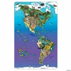 Flash Sale 🌟 Dowling Magnets Wildlife Puzzle North, South America 👏