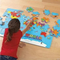 Brand new 🌟 Educational Insights World Foam® Map Jigsaw Puzzle 🛒