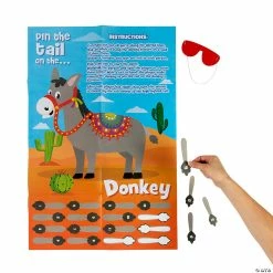 Cheap ⌛ Fiesta Pin the Tail on the Donkey Game 😀