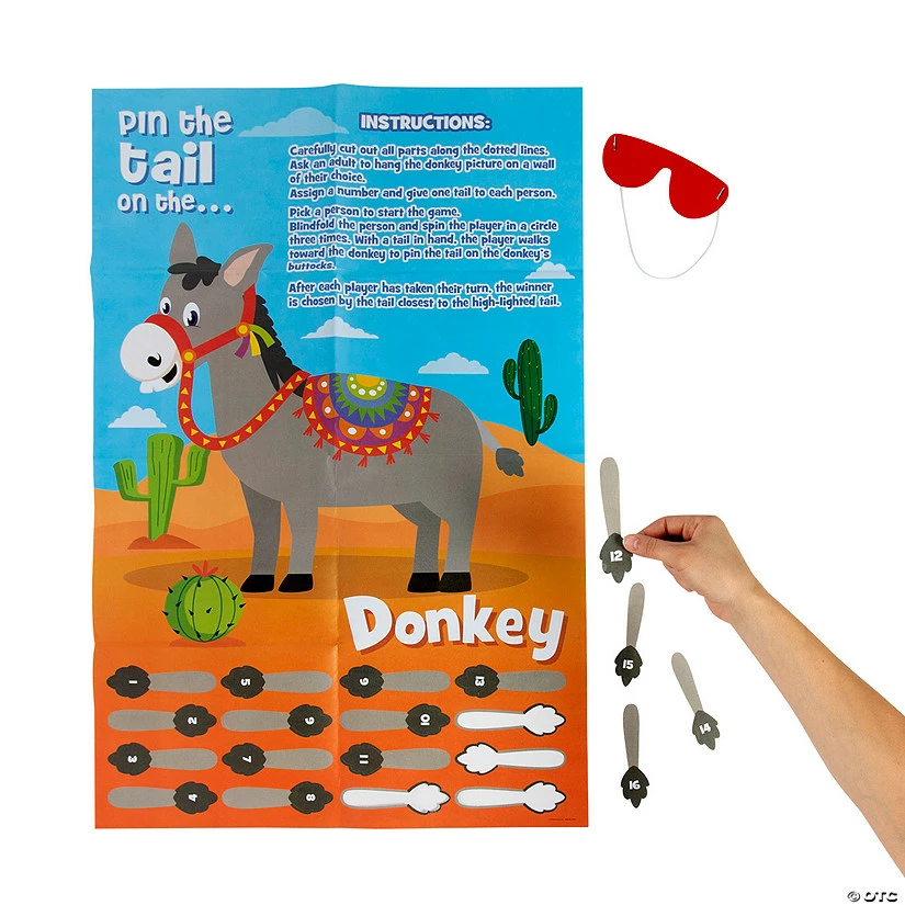 Cheap β Fiesta Pin the Tail on the Donkey Game π 3 Cheap β Fiesta Pin the Tail on the Donkey Game π