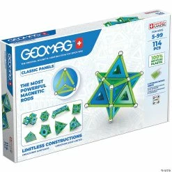 Outlet ⭐ Geomag™ Green Line Panels, 114 Pieces 👍