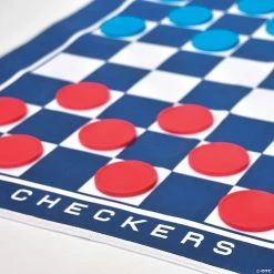 Budget ⌛ GoSports Double Sided Giant Checkers & 4 Connect Board Game ❤️ -Throwing Toys Shop gosports double sided giant checkers and 4 connect board game14097715 a05