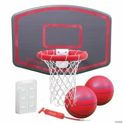 Promo 🌟 GoSports Wall Mounted 🏀 Basketball Hoop – Indoor & Outdoor Hoop with Mounting Hardware, Includes 2 🏀 Basketballs and Ball Pump 💯