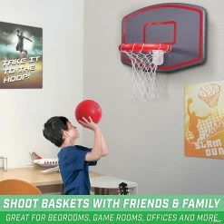 Promo 🌟 GoSports Wall Mounted 🏀 Basketball Hoop – Indoor & Outdoor Hoop with Mounting Hardware, Includes 2 🏀 Basketballs and Ball Pump 💯 -Throwing Toys Shop gosports wall mounted basketball hoop indoor and outdoor hoop with mounting hardware includes 2 basketballs and ball pump14111115 a05