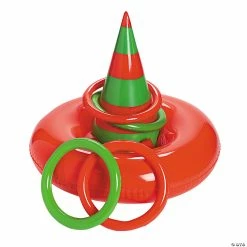 Buy 👏 Inflatable Elf Hat Ring Toss ✔️