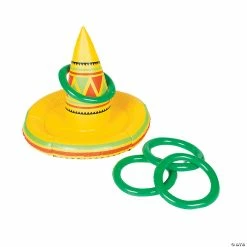 New ✨ Inflatable Fiesta Sombrero Ring Toss Game 🔔
