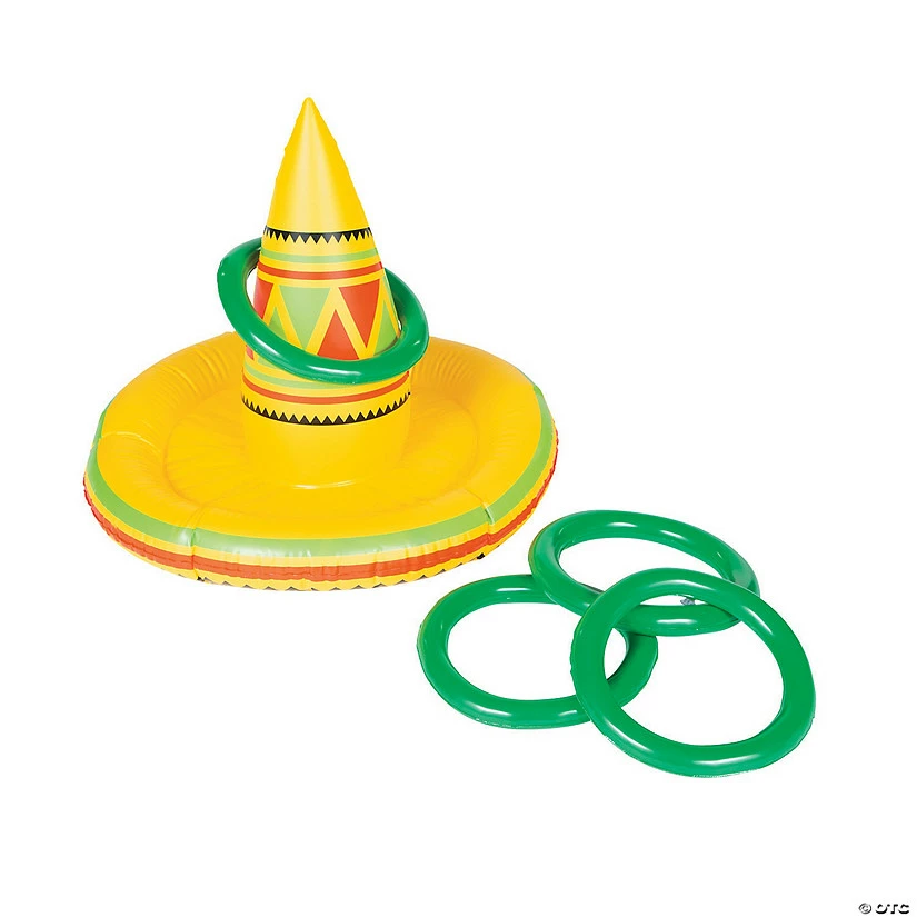 New โจ Inflatable Fiesta Sombrero Ring Toss Game ๐ 3 New โจ Inflatable Fiesta Sombrero Ring Toss Game ๐