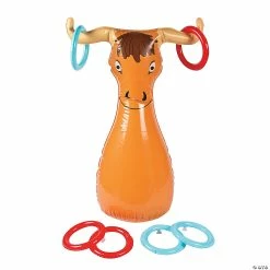 New 🧨 Inflatable Ox the Steer Ring Toss Game 🌟