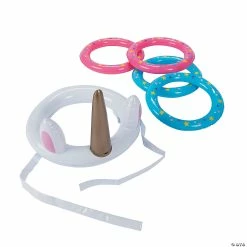 New 🔔 Inflatable Unicorn Ring Toss Game 😀