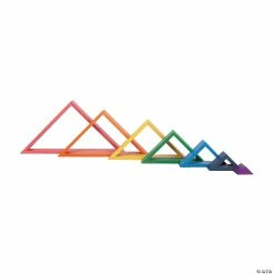 Best reviews of ⌛ Learning Advantage™ Rainbow Architect Triangles ✨ -Throwing Toys Shop learning advantage rainbow architect triangles13931000 a02