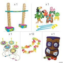 Throwing Toys Shop -Throwing Toys Shop luau at home game night 16 pc 13964960 a01
