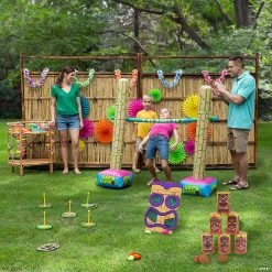 Budget 🎉 Luau At-Home Game Night - 16 Pc. ✔️ -Throwing Toys Shop luau at home game night 16 pc 13964960 a02