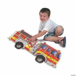 Wholesale 🥰 Melissa & Doug Giant Fire Truck Floor Jigsaw Puzzle 🎁 -Throwing Toys Shop melissa and doug giant fire truck floor jigsaw puzzle13965383 a02