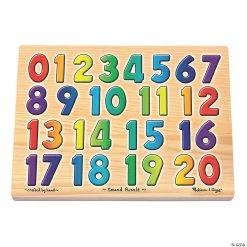 Brand new 🎁 Melissa & Doug Numbers Sound Jigsaw Puzzle, 13.25"x10", 22 Pcs 😍