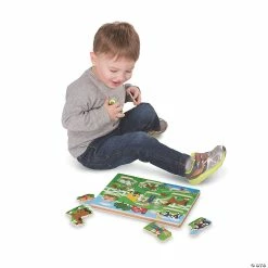 Best Sale 🥰 Melissa & Doug Old MacDonald's Farm Sound Jigsaw Puzzle 👏 -Throwing Toys Shop melissa and doug old macdonalds farm sound jigsaw puzzle13965836 a02