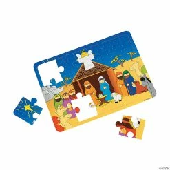 Outlet ⌛ Nativity Foam Jigsaw Puzzles - Set of 12 🛒
