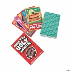Flash Sale 🌟 Pass the Ugly Sweater Card Games - 12 Pc. 🎁