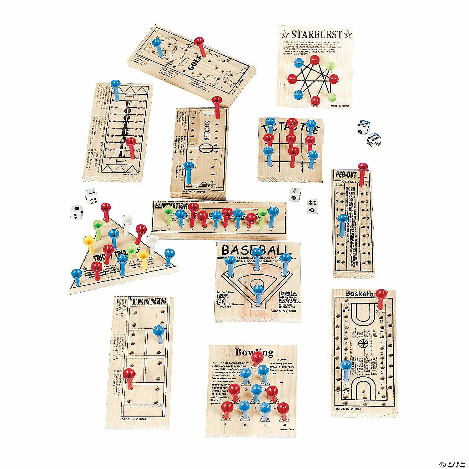 New π Peg Game Boredom Buster Kit - 12 Pc. π₯ 3 New π Peg Game Boredom Buster Kit - 12 Pc. π₯