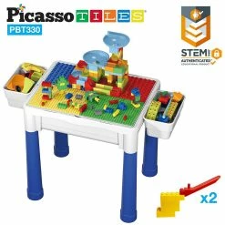 Best Sale 👍 PicassoTiles - Building Blocks Activity Center Table Set PBT330 🤩
