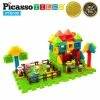 Wholesale 🤩 PicassoTiles - PTB100 Farm Theme Bristle Shape 100-Piece Basic Building Set 🔥 -Throwing Toys Shop picassotiles ptb100 farm theme bristle shape 100 piece basic building set14196887NOWA