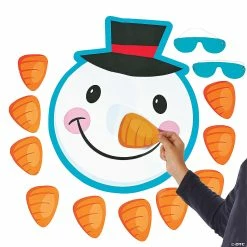 Buy 😀 Pin the Nose on the Snowman Party Game ⭐