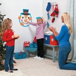 Buy 😀 Pin the Nose on the Snowman Party Game ⭐ -Throwing Toys Shop pin the nose on the snowman party game13613072 a02