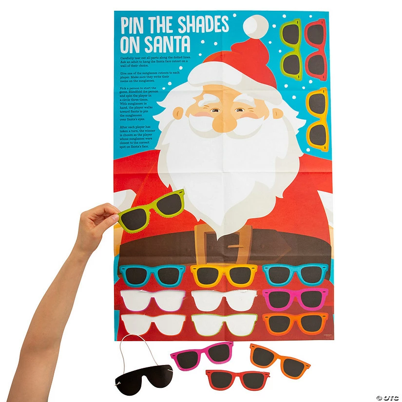 Deals π Pin the Shades on Santa Game π― 3 Deals π Pin the Shades on Santa Game π―