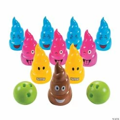 Brand new 🧨 Poop Emoji Bowling Set - 12 Pc. 👏