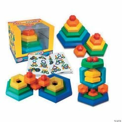 Discount 🎁 Popular Playthings Hexacus® Stacking Set, 12 pieces 👏
