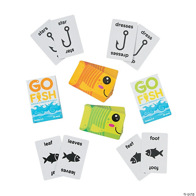 New 𧨠Regular & Irregular Plural Go Fish Game Sets- 2 Pc. π 3 New 𧨠Regular & Irregular Plural Go Fish Game Sets- 2 Pc. π