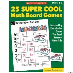 Best Sale 🧨 Scholastic 25 Super Cool Math Board Games 🔥