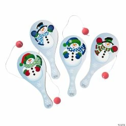 Best reviews of ⭐ Snowman Paddleball Games - 12 Pc. 🌟