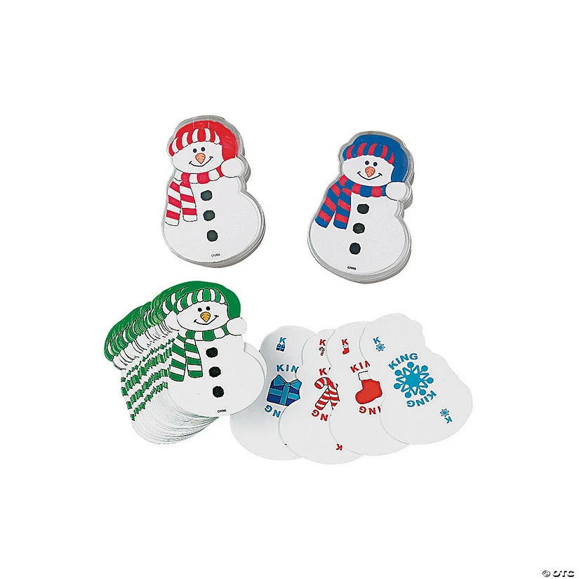 Outlet ๐ Snowman Playing Cards - 12 Pc. โค๏ธ 2 Outlet ๐ Snowman Playing Cards - 12 Pc. โค๏ธ