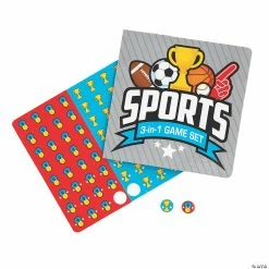 Wholesale 💯 Sports Icons 3-in-1 Game Sets - 12 Pc. 👏