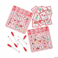 Deals 🔥 Valentine Dry Erase Bingo Game 🎁