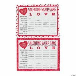 Coupon 🥰 Valentine Word Scramble Game - 24 Pc. 🤩 -Throwing Toys Shop valentine word scramble game 24 pc 13961441 a01