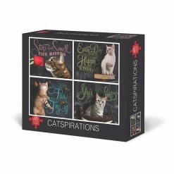Best Pirce ✔️ Willow Creek Press Catspirations 500-Piece Puzzle ⭐