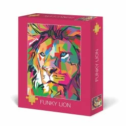 Budget ⭐ Willow Creek Press Funky Lion 500-Piece Puzzle 😀