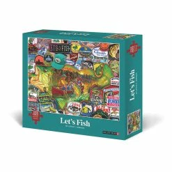 Budget 😍 Willow Creek Press Let's Fish 1000-Piece Puzzle 👍