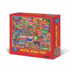 Hot Sale ⭐ Willow Creek Press Motel Road Trip 1000-Piece Puzzle ✨