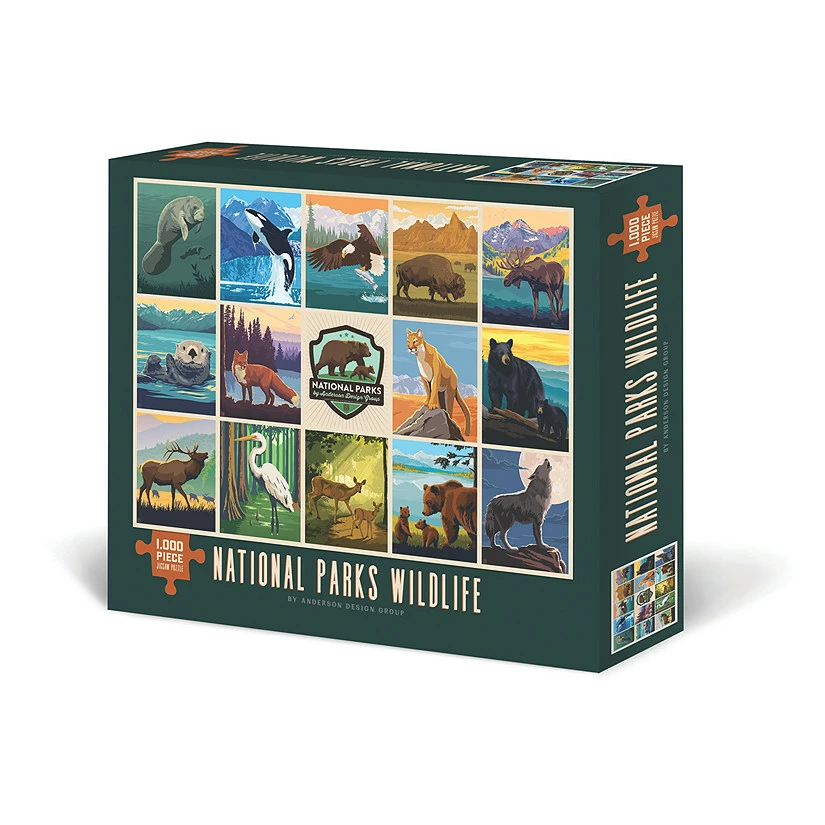 Promo π Willow Creek Press National Parks Wildlife by Anderson Design Group 1000-Piece Puzzle π 3 Promo π Willow Creek Press National Parks Wildlife by Anderson Design Group 1000-Piece Puzzle π